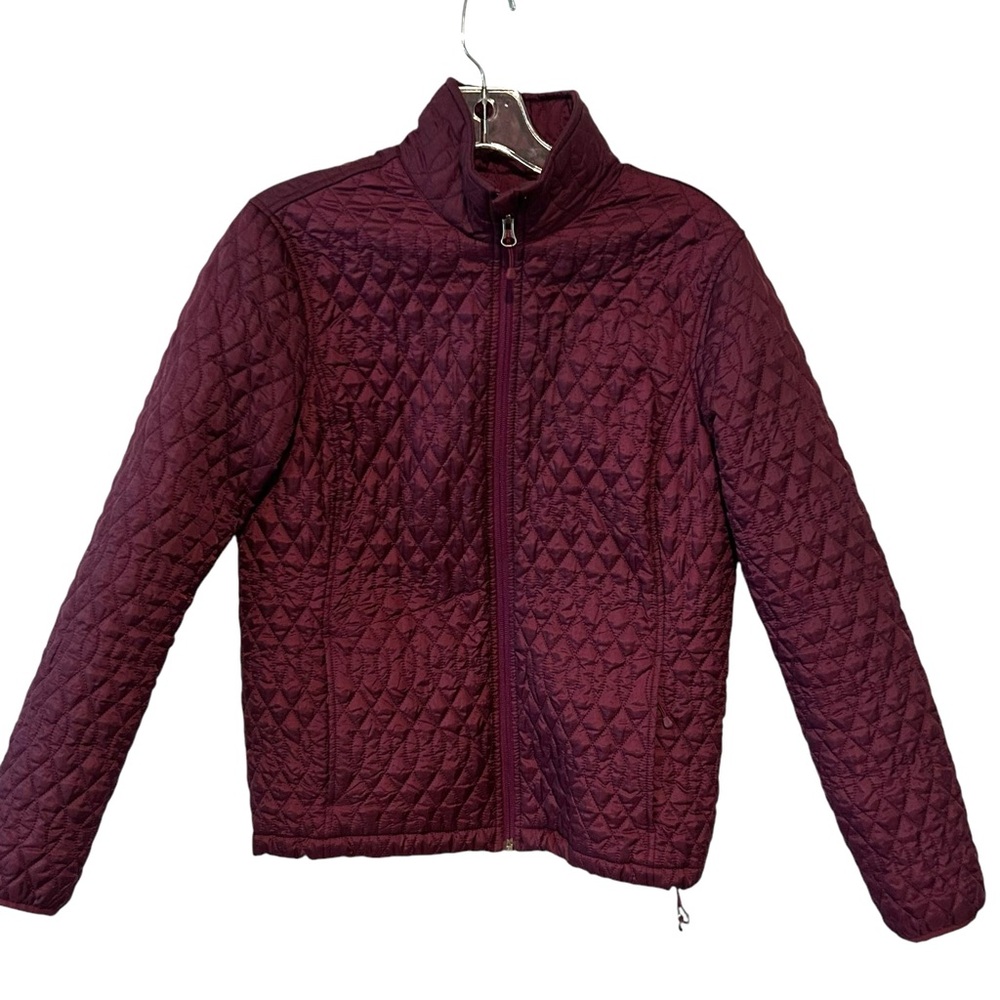 Land's End Women's Purple Primaloft Quilted Puffer Jacket in‎ Size S